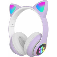 Навушники VOLTRONIC Cat Ear VZV-28M LED Purple