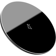 Бездротовий зарядний пристрій BASEUS Simple Wireless Charger 15W Updated Version Black/Уцінка (WXJK-B01)