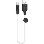 Кабель HOCO X21 Plus USB-A to Micro-USB 0.25м Black/White