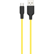 Кабель HOCO X21 Plus USB-A to Micro-USB 1м Black/Yellow