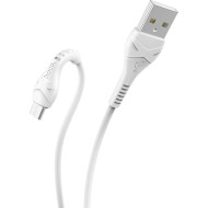 Кабель HOCO X37 Cool Power USB-A to Micro-USB 1м White