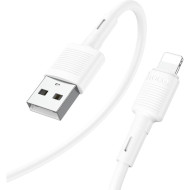 Кабель HOCO X83 Victory USB-A to Lightning 1м White