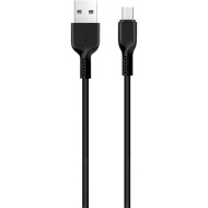 Кабель HOCO X20 Flash USB-A to Micro-USB 2м Black