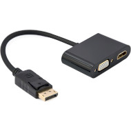 Адаптер CABLEXPERT A-DPM-HDMIFVGAF-01 DisplayPort - HDMI/VGA Black