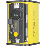 Повербанк BYZ W90 1xUSB-C, 1xUSB-A PD 20000mAh Yellow