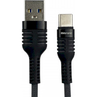 Кабель MIBRAND MI-13 Feng World Charging Line USB-A to Type-C 1м Black/Gray (MIDC/13TBG)