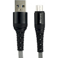 Кабель MIBRAND MI-14 Fishing Net Charging Line USB-A to Micro-USB 1м Black/Gray (MIDC/14MBG)