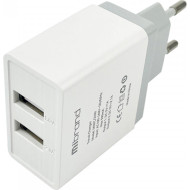Зарядний пристрій MIBRAND MI-02 Travel Charger 2 x USB-A White (MIWC/02UW)