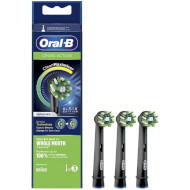 Насадка для зубної щітки BRAUN ORAL-B CrossAction EB50BRB CleanMaximiser Black 3шт (982509679)