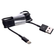 Кабель DROBAK USB2.0 AM/Apple Lightning Black 1м (215340)