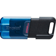 Флэшка KINGSTON DataTraveler 80 256GB USB-C3.2 Black/Blue (DT80M/256GB)