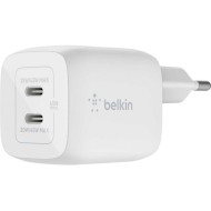 Зарядное устройство BELKIN Boost Up Charge Pro Dual USB-C GaN Wall Charger PPS 45W White (WCH011VFWH)