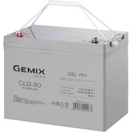 Акумуляторна батарея GEMIX GL12-80 (12В, 80Агод)
