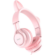 Навушники HOCO W36 Cat Ear Pink