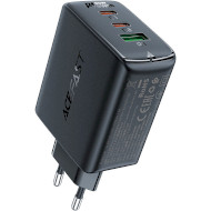 Зарядное устройство ACEFAST A41 Fast Charge Wall Charger GaN PD65W (2xUSB-C+1xUSB-A) Black