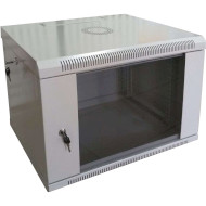 Настенный шкаф 19" HYPERNET WMNC-500-6U-Flat-Black (6U, 600x500мм, RAL9004)