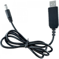 Кабель живлення USB to DC DYNAMODE USB-DC 5.5x2.1 5V 1м Black (DM-USB-DC-5.5X2.1MM)