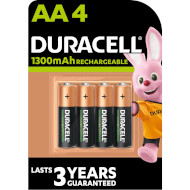 Аккумулятор DURACELL Rechargeable AA 1300mAh 4шт/уп (5007324)