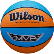 Мяч баскетбольный WILSON MVP Mini Aqua/Orange Size 3 (WTB1763XB03)