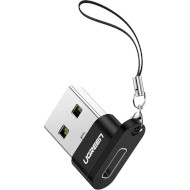 Адаптер UGREEN US280 USB-A Male to Type-C Female Black (50568)