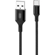 Кабель XO NB143 USB-A to Type-C 2м Black