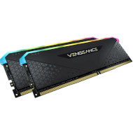 Модуль пам'яті CORSAIR Vengeance RGB RS Black DDR4 3200MHz 64GB Kit 2x32GB (CMG64GX4M2E3200C16)