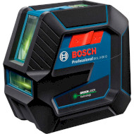 Нівелір лазерний BOSCH GCL 2-50 G Professional в валізі з тримачем RM 10, затискачем DK 10, мішенню, чохлом (0.601.066.M02)