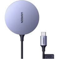 Беспроводное зарядное устройство UGREEN CD245 Magnetic Wireless Charger 15W Gray (30233)