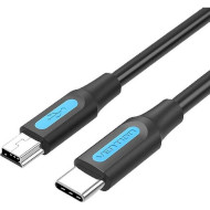 Кабель VENTION USB Type-C to Mini-USB 1.5м Black (COWBG)