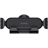 Автодержатель для смартфона BASEUS Stable Gravitational Car Mount Lite (Air Outlet version) Black (SUWX010001)