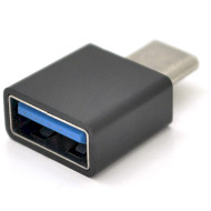 Адаптер OTG VOLTRONIC USB3.0 (AF) OTG => Type-C (M) Black (18830)