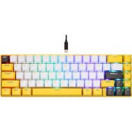 Клавіатура бездротова MOTOSPEED BK67 Longhua Red Switch Yellow (MTBK67YMR)