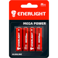 Батарейка ENERLIGHT Mega Power AA 4шт/уп