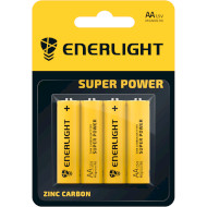 Батарейка ENERLIGHT Super Power AA 4шт/уп