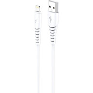 Кабель CHAROME C21-03 USB-A to Lightning charging data cable 1м White