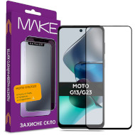 Захисне скло MAKE Full Cover Full Glue для Motorola Moto G13/23 (MGF-MG13/G23)