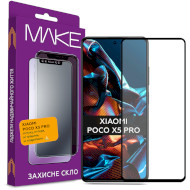 Захисне скло MAKE Full Cover Full Glue для Poco X5 Pro (MGF-XPX5P)