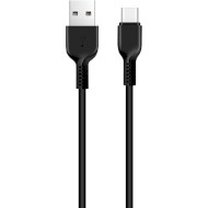 Кабель HOCO X20 Flash USB-A to Type-C 3м Black