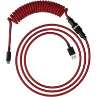 Кабель для ігрової клавіатури HYPERX Coiled Cable Red 1.37m (6J677AA)