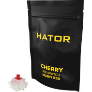 Набір перемикачів HATOR Cherry MX Hotswap Switch Silent Red 10 шт (HTS-122)