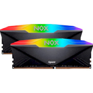 Модуль пам'яті APACER Nox RGB Black DDR4 3200MHz 16GB Kit 2x8GB (AH4U16G32C28YNBAA-2)