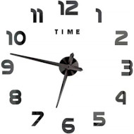 Настінний 3D годинник VOLTRONIC ZH002 120см Black
