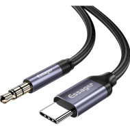 Кабель ESSAGER E02 AUX Cable Type-C to 3.5mm 1м Gray (EZJE02-0G)