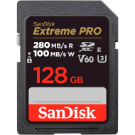 Карта памяти SANDISK SDXC Extreme Pro 128GB UHS-II U3 V60 Class 10 (SDSDXEP-128G-GN4IN)