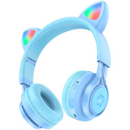 Наушники HOCO W39 Cat Ear Blue