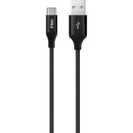 Кабель TTEC 2DK23 AlumiCable XL USB2.0 AM/Type-C 2м Black (2DK23S)