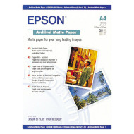 Фотопапір EPSON Archival Matte Paper A4 192г/м² 50л (C13S041342)