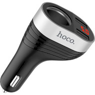 Автомобільний зарядний пристрій HOCO Z29 Regal 2xUSB-A, 3.1A Black (6957531092186)