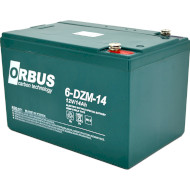 Аккумуляторная батарея тяговая ORBUS 6-DZM-14 (12В, 14Ач)