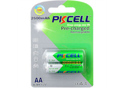 Аккумулятор PKCELL Pre-charged Rechargeable AA 2600mAh 2шт/уп (PC/AA2600-2BA)